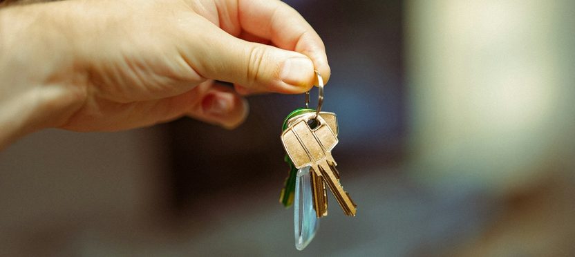 Keys being handed over